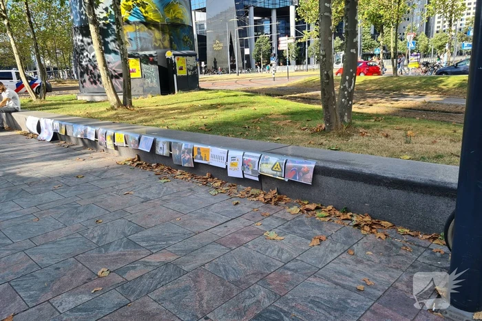 Demonstratie tegen chemische wapens
