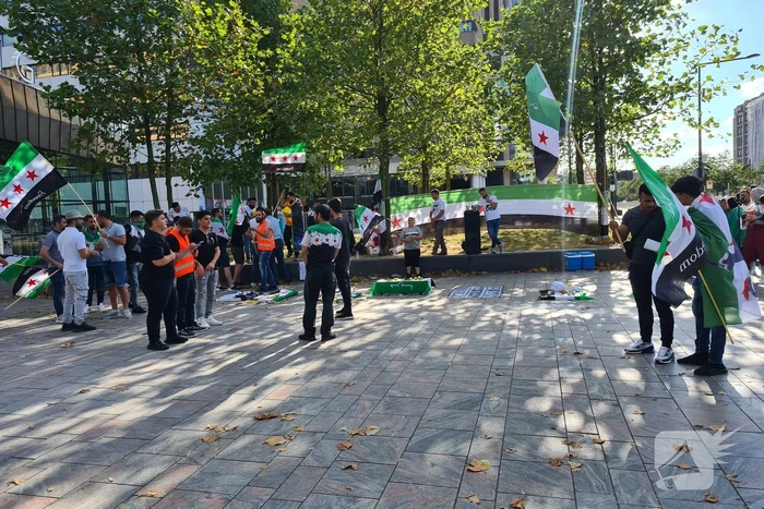 Demonstratie tegen chemische wapens