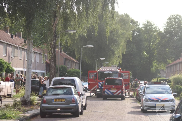 Woning zwartgeblakerd vanwege brand in keuken