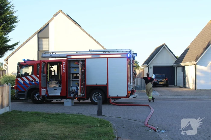 Kleine brand geblust door bewoners