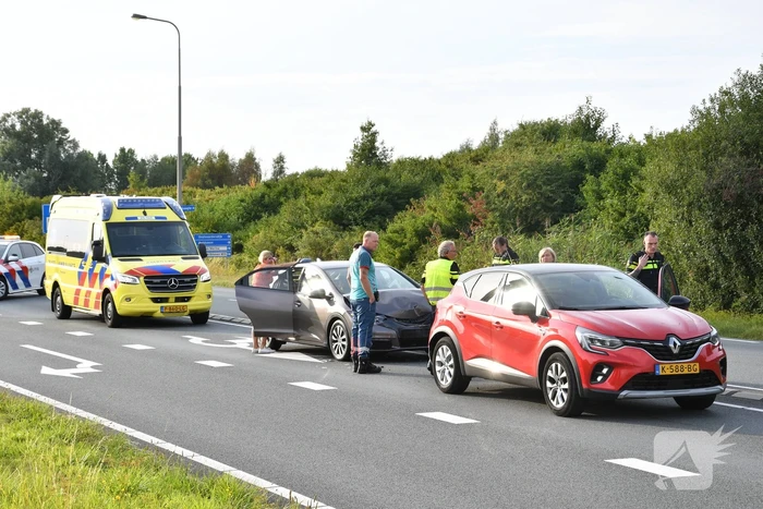 Kinderen betrokken bij kop-staart botsing