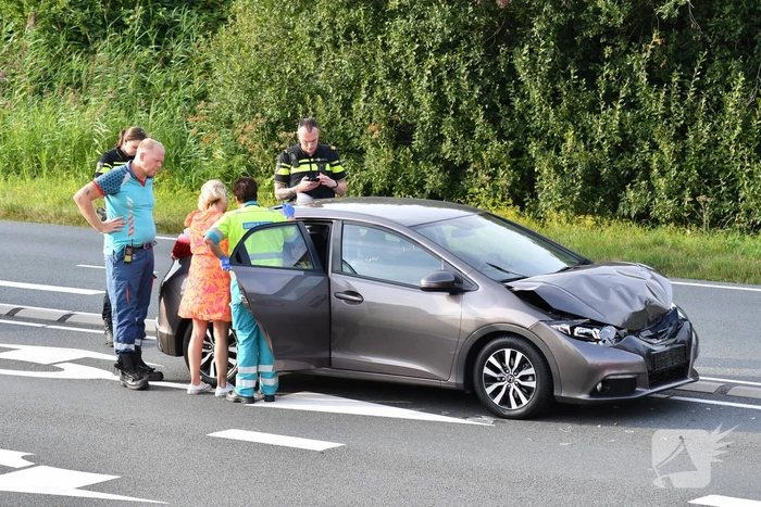 Kinderen betrokken bij kop-staart botsing