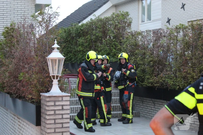Flinke rookontwikkeling bij brand in vrijstaande woning