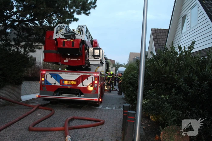 Flinke rookontwikkeling bij brand in vrijstaande woning