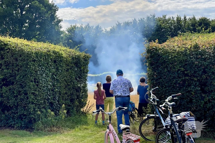 Flinke buitenbrand in Schothorsterpark