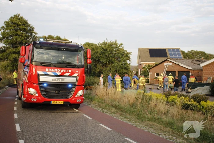Asbest vrijgekomen bij brand in varkensschuur