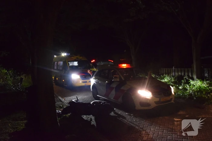 Scooterrijder gewond na achtervolging