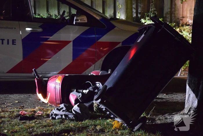 Scooterrijder gewond na achtervolging