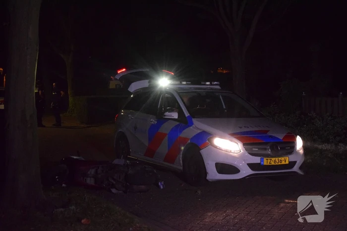 Scooterrijder gewond na achtervolging