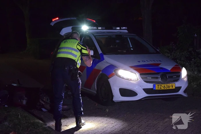Scooterrijder gewond na achtervolging