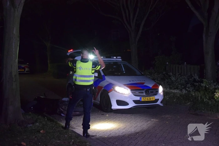 Scooterrijder gewond na achtervolging