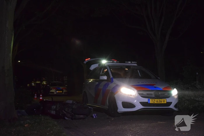 Scooterrijder gewond na achtervolging