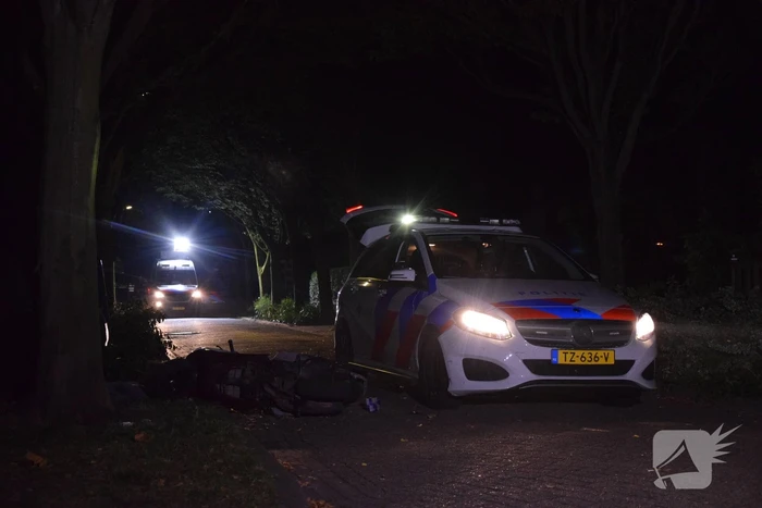 Scooterrijder gewond na achtervolging