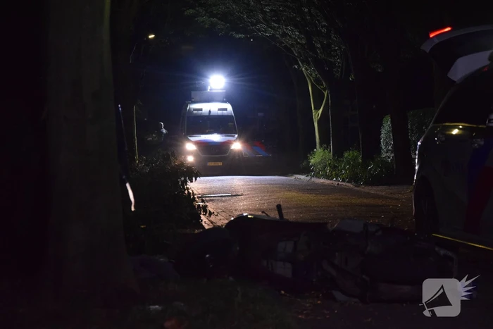 Scooterrijder gewond na achtervolging