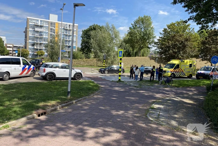 Overstekende fietser gewond bij botsing