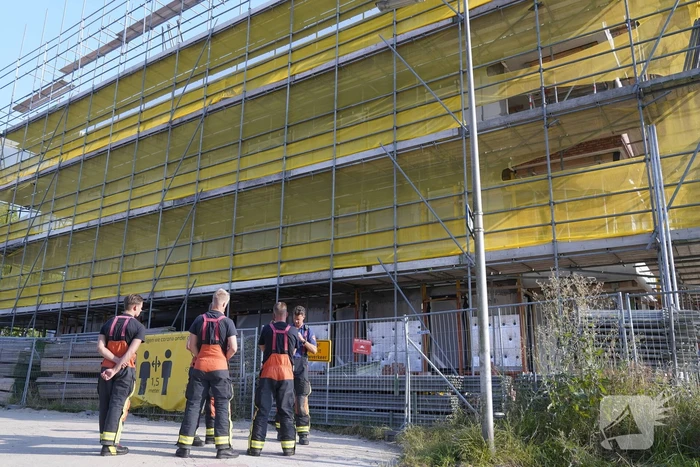 Appartement in aanbouw lekt water