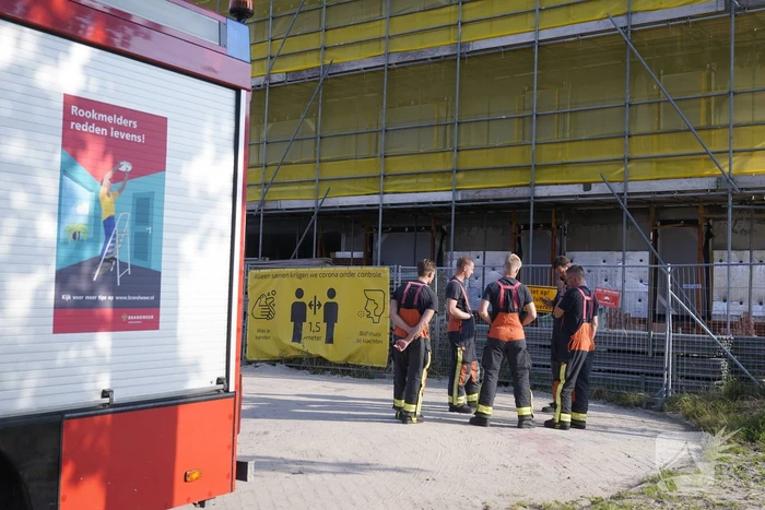 Appartement in aanbouw lekt water
