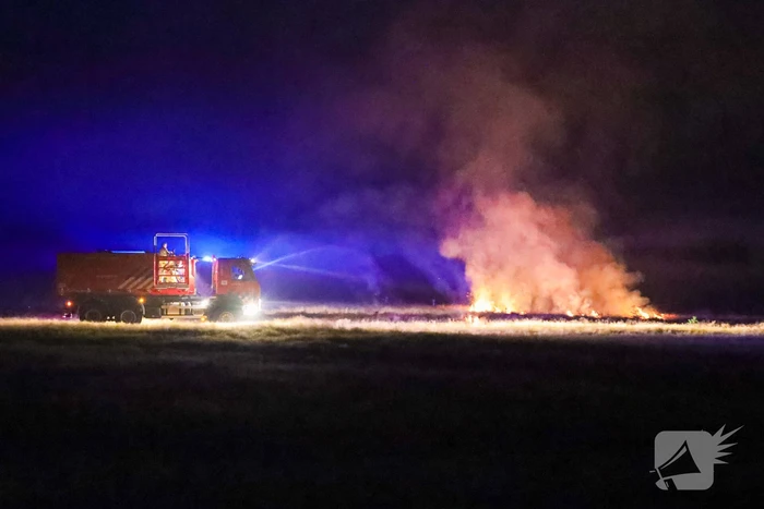 Flinke natuurbrand Goois Natuurreservaat Bussumerheide