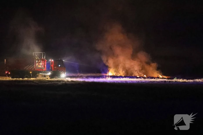 Flinke natuurbrand Goois Natuurreservaat Bussumerheide
