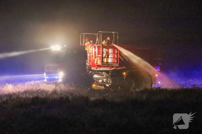 Flinke natuurbrand Goois Natuurreservaat Bussumerheide