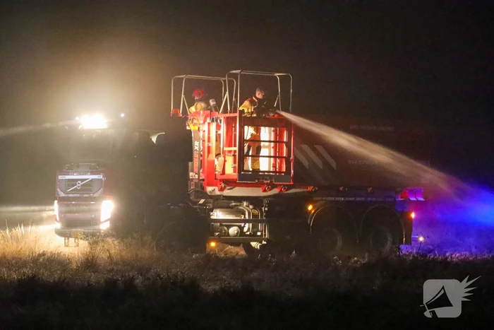 Flinke natuurbrand Goois Natuurreservaat Bussumerheide