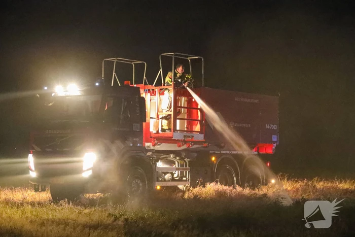 Flinke natuurbrand Goois Natuurreservaat Bussumerheide