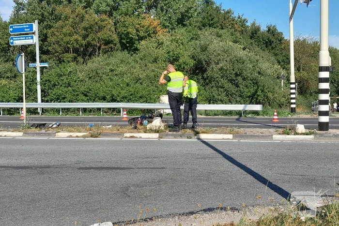 Scooterrijder ernstig gewond bij ongeluk