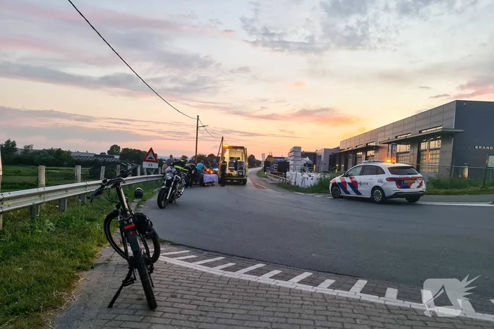Motorrijder gewond na val