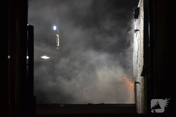 Uitslaande brand in woning