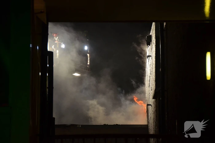 Uitslaande brand in woning