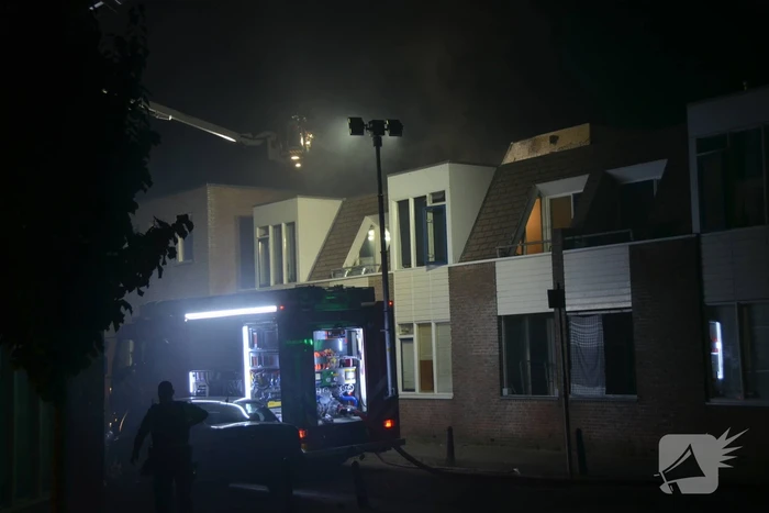 Uitslaande brand in woning