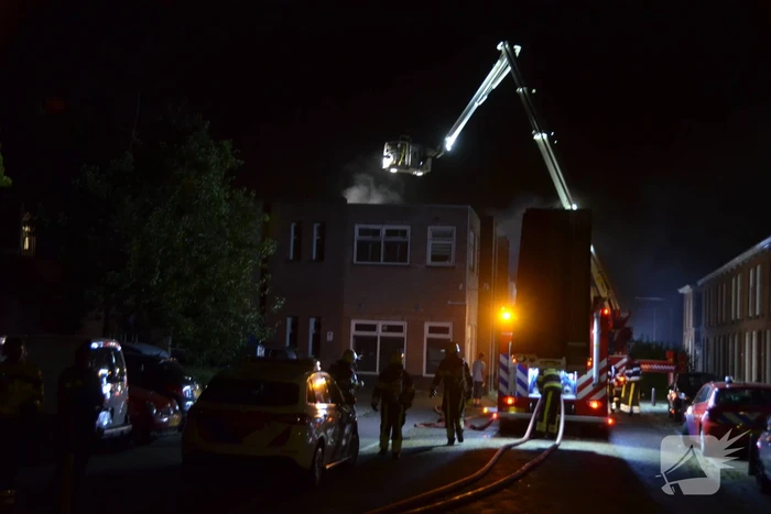 Uitslaande brand in woning