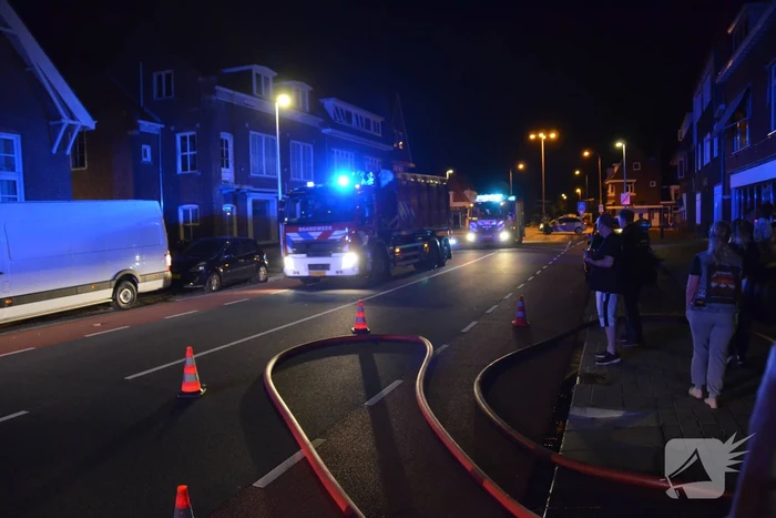 Uitslaande brand in woning