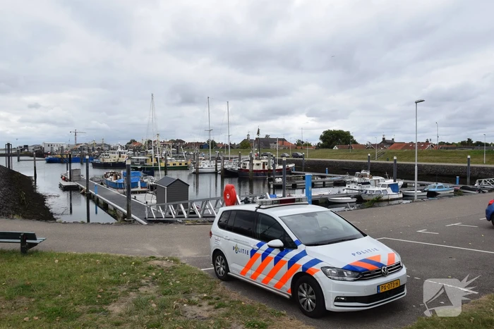 Boot doorgevaren na botsing
