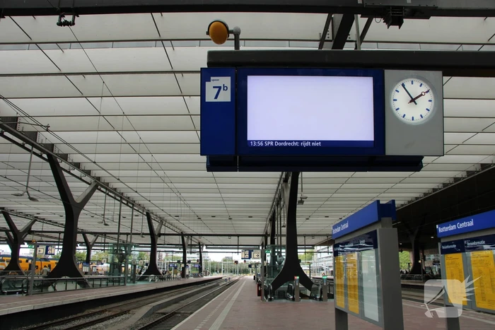 Erg stil op centraal station door staking NS-personeel