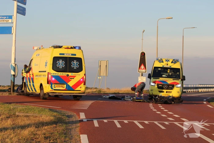 Persoon zwaargewond bij verkeersongeval