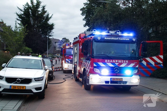 Straat afgezet vanwege brand in schoorsteen