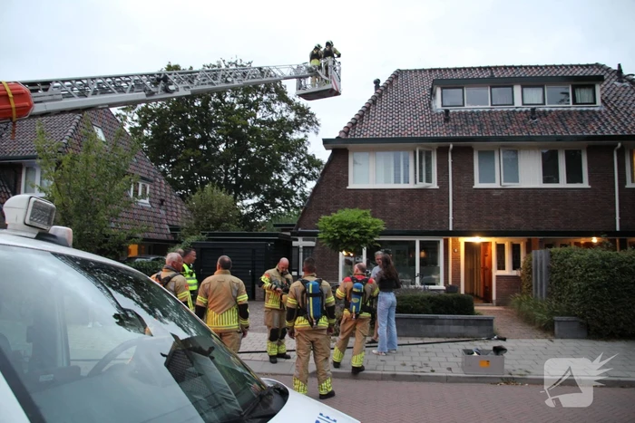 Straat afgezet vanwege brand in schoorsteen
