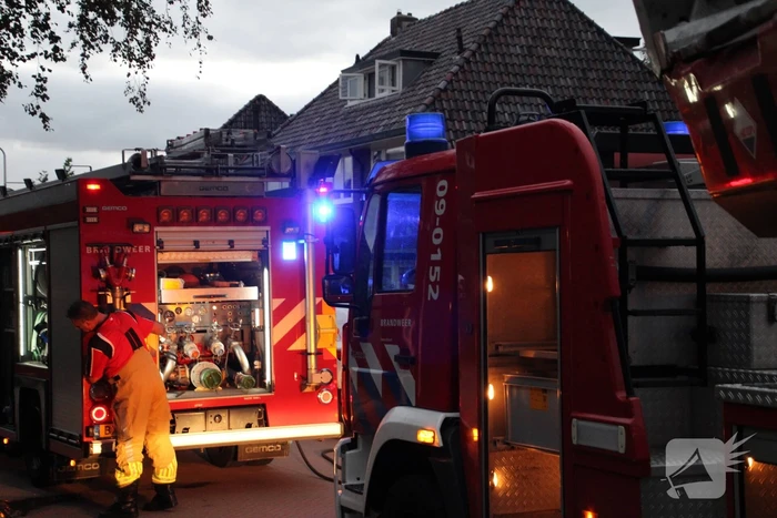 Straat afgezet vanwege brand in schoorsteen
