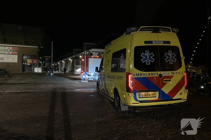Persoon val in het water
