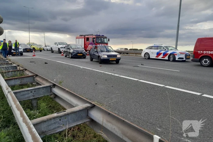 Flinke ravage door ongeval op snelweg