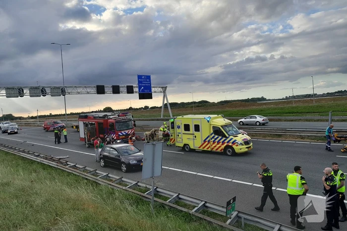 Flinke ravage door ongeval op snelweg