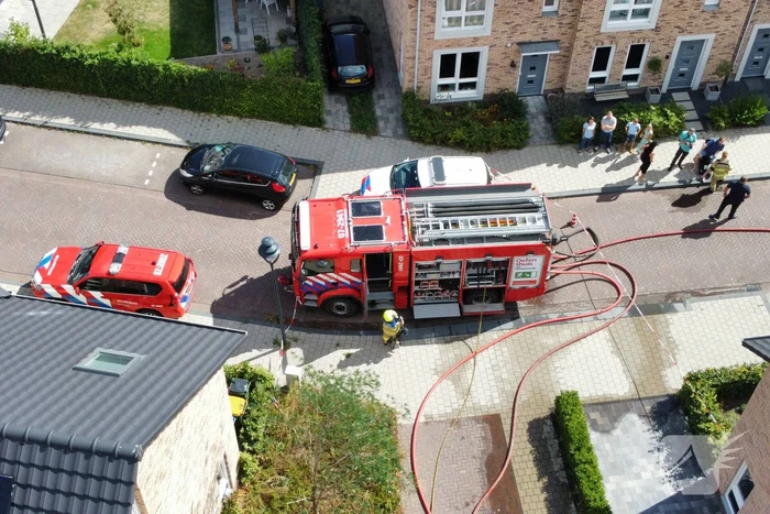 Middelbrand in spouwmuur