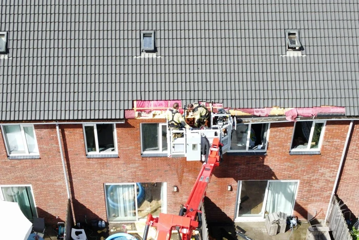 Middelbrand in spouwmuur