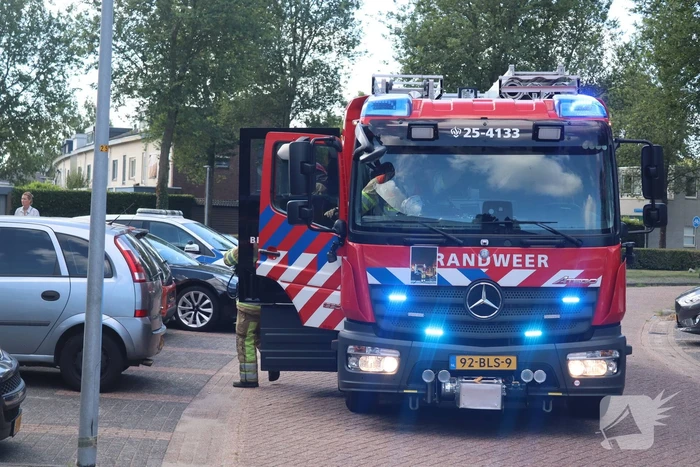 Kleine brand in badkamer
