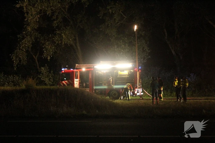 Dode bij brand in tankstation na ongeval