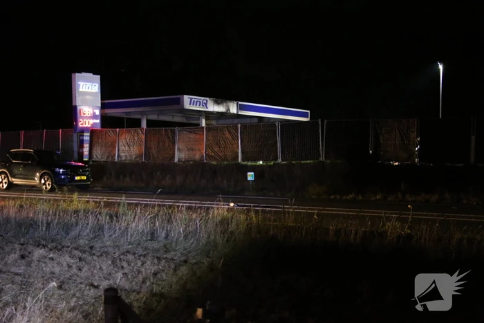 Dode bij brand in tankstation na ongeval
