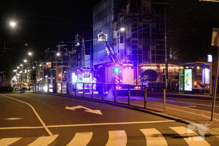 Woningbrand na explosie