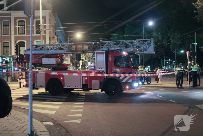 Woningbrand na explosie