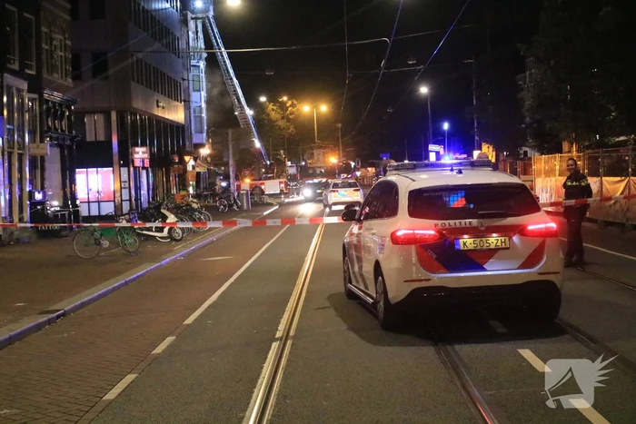 Woningbrand na explosie